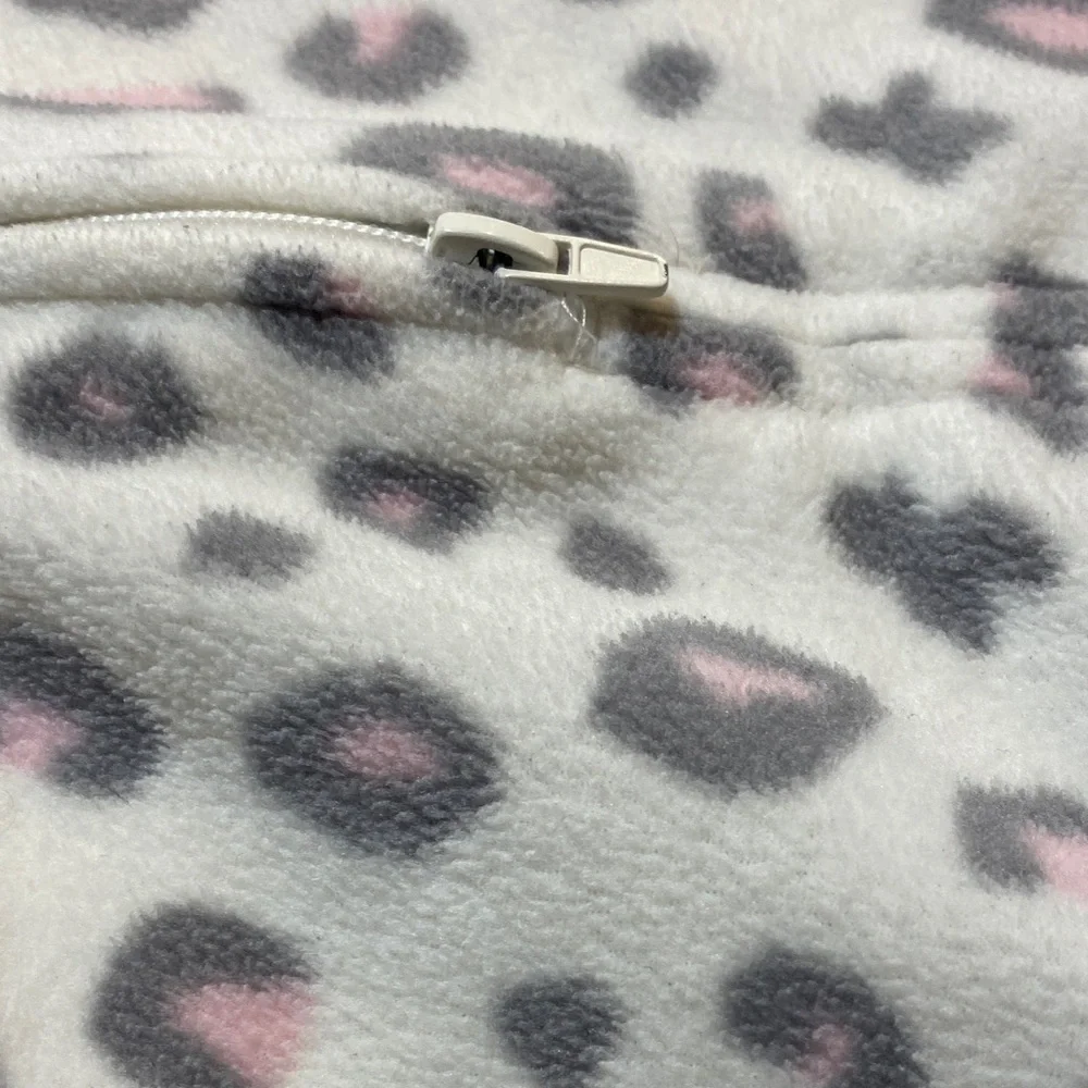 Halo Leopard Print SleepSack with Pink and Gray